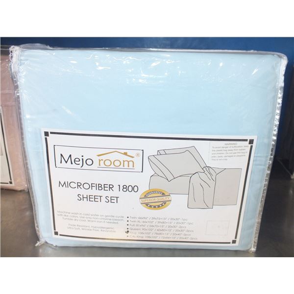 Baby Blue King Sized Bed Sheets