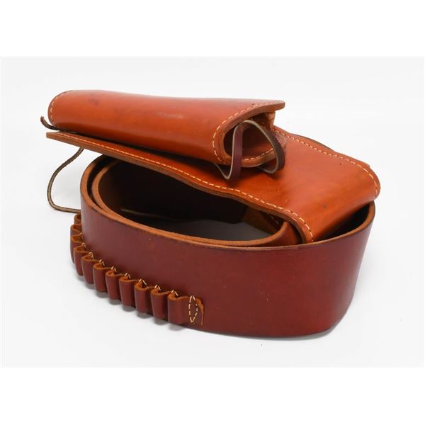 Hunter Buscadero Ammo Belt with Holster