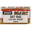 Image 2 : 80 Rounds Of Speer Gold Dot .357 Sig Ammunition