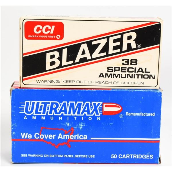 100 Rounds Of .38 Special Ammunition