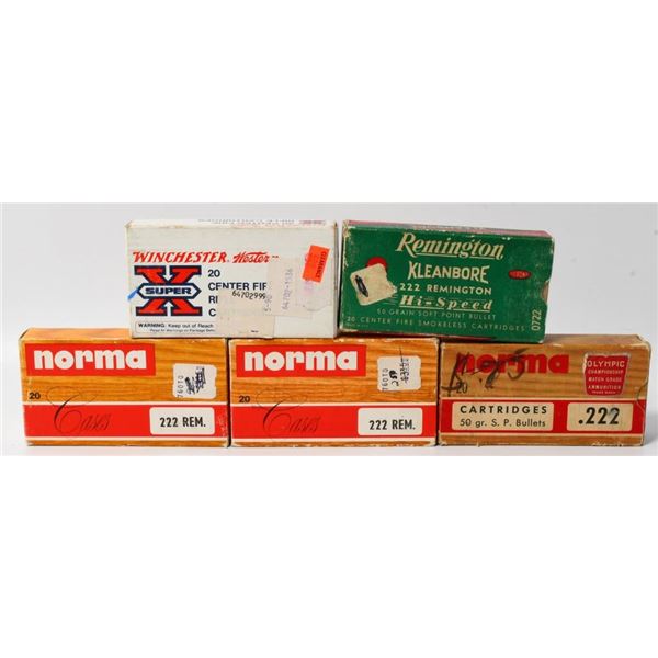 80 Rounds Of .222 Rem Ammunition