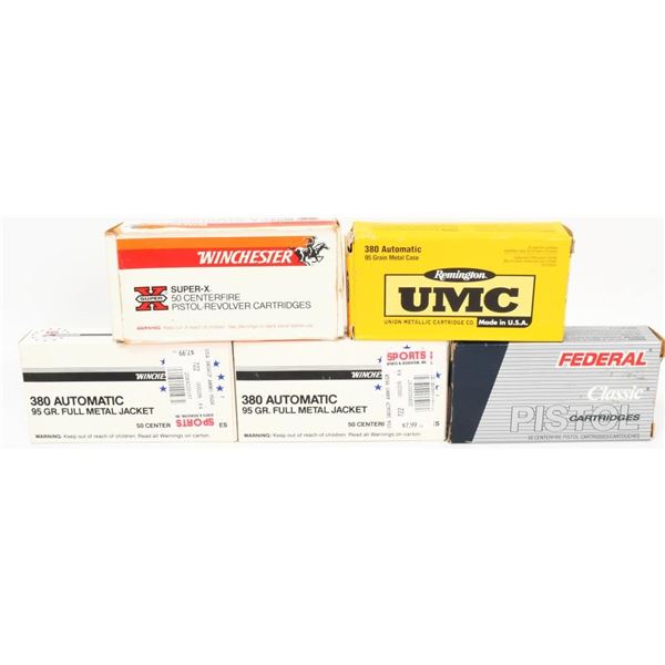 239 Rounds Of .380 ACP Ammunition