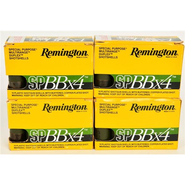 40 rds 12 Gauge Remington SP BBX4 ammo