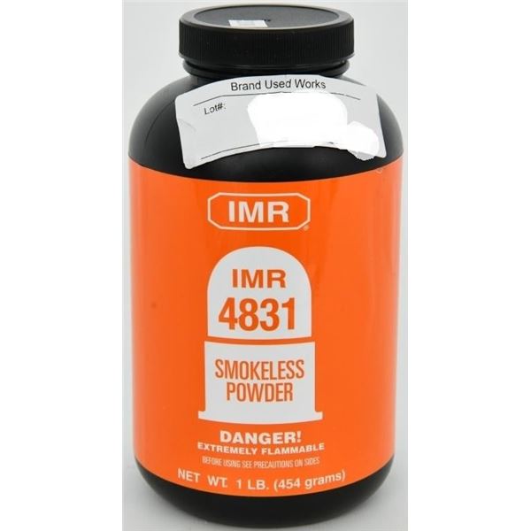 IMR 4831 Smokeless Powder 1lb bottle