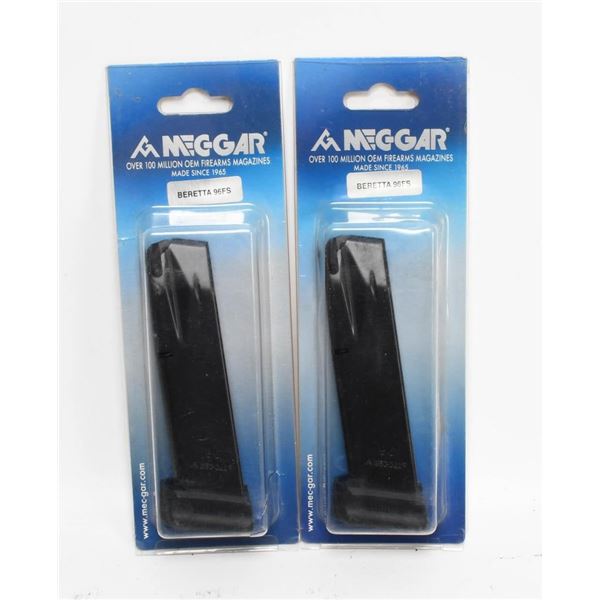 (2) NIP MeC-Gar Beretta 96FS Magazines