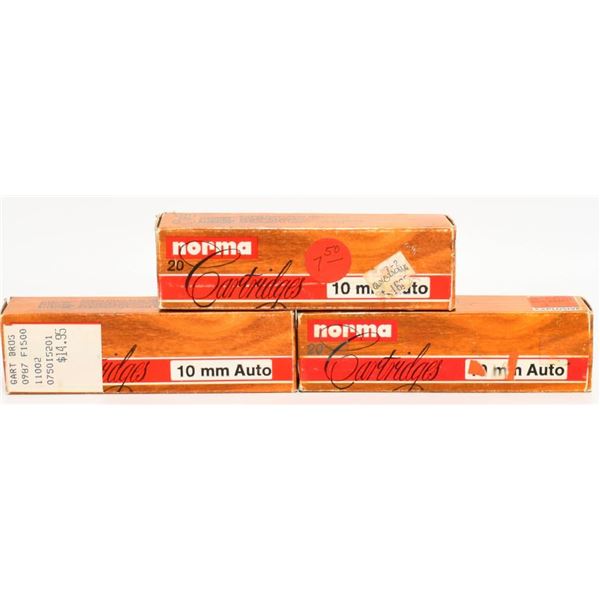 50 Rounds of Norma 10mm ACP Ammunition