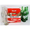Image 1 : SET OF 6, 26 - 28 OZ POP BOTTLES: 3 WHITE COKE,