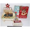 Image 1 : BAG OF CHRISTMAS DECOR AND DECORATIVE