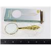 Image 1 : NEW GOLD TONE METAL EUROPE STYLE 5X MAGNIFIER