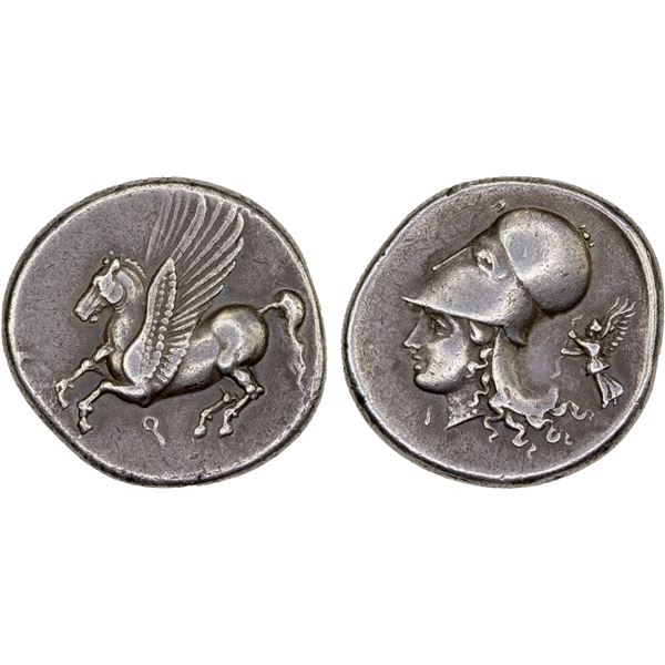 CORINTHIA: Corinth, AR stater (8.36g), ca. 375-300 BC, VF