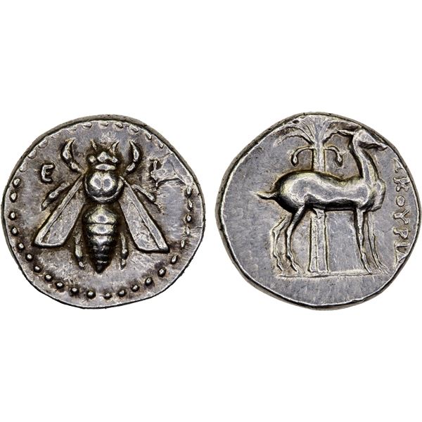 IONIA: Ephesos, AR drachm (4.18g), ca. 202-150 BC, XF