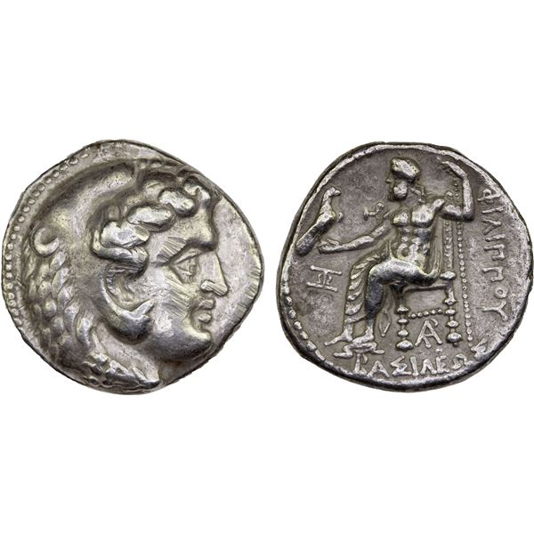 SELEUKID KINGDOM: Seleukos I Nikator, as satrap, 321-315 BC, AR tetradrachm (17.06g), uncertain mint