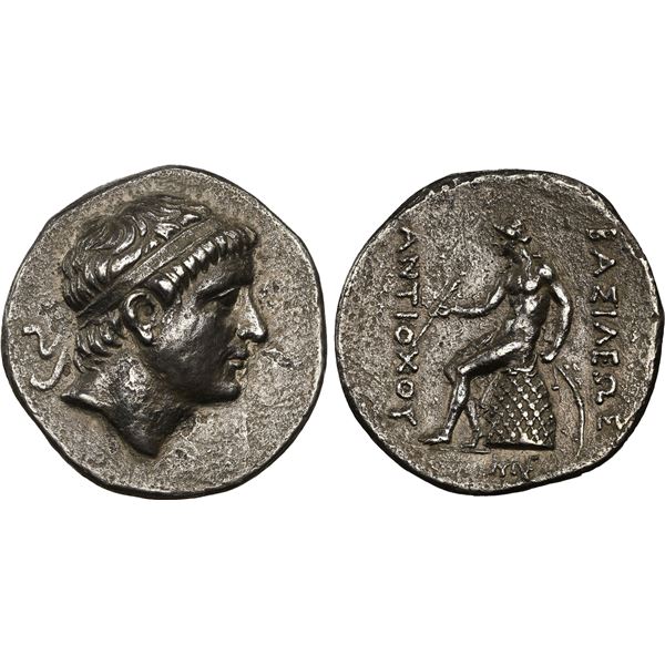 SELEUKID KINGDOM: Antiochos Hierax, ca. 242-227 BC, AR tetradrachm (16.21g), Parion, NGC Choice XF