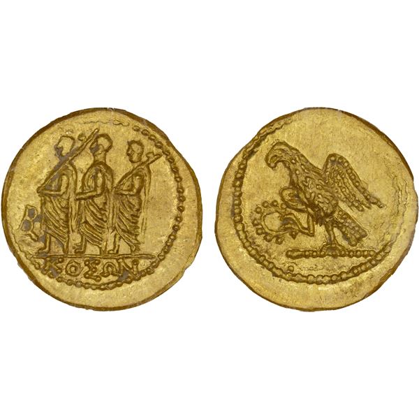 SKYTHIA: DACIANS: Koson, ca. mid-1st century BC, AV stater (8.39g), NGC Choice UNC