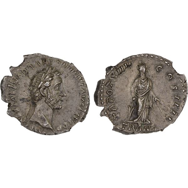 ROMAN EMPIRE: Antoninus Pius, 138-161 AD, AR denarius (3.40g), Rome, 150-151 AD, NGC AU