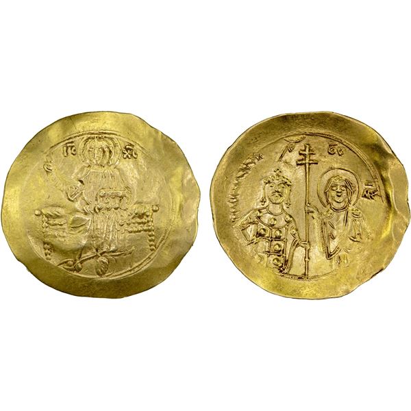 BYZANTINE EMPIRE: John II Comnenus, 1118-1143, AV hyperpyron (4.31g), Constantinople, 1118-1122, VF-
