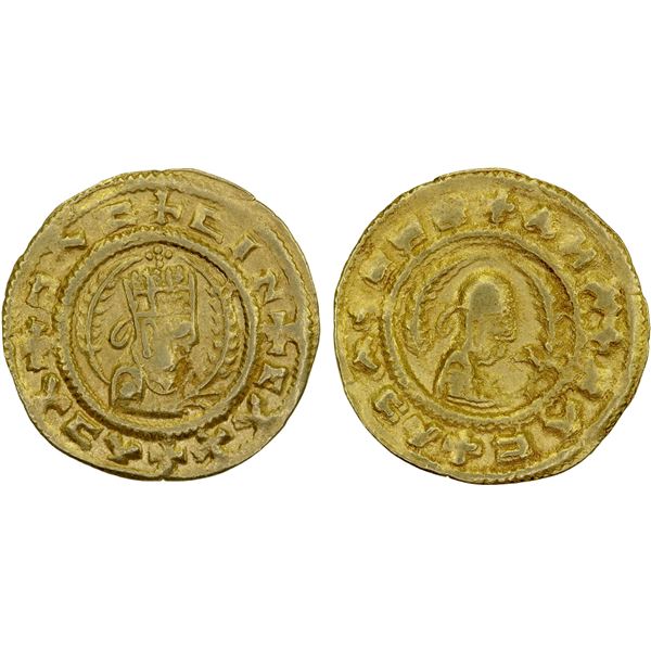 AXUM: Ebana, 5th century, AV unit (1.58g), XF