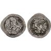 Image 1 : ALCHON HUNS: Proper Hephthalites, ca. 475-550, AR drachm (4.04g), VF
