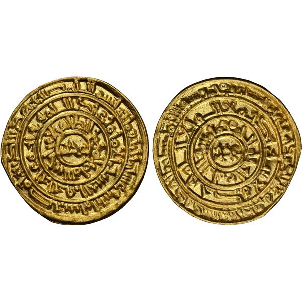 FATIMID: al-Zahir, 1021-1036, AV dinar (4.18g), Misr, AH422, NGC MS64