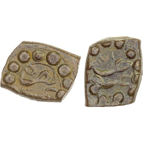 OTTOMANS IN ARABIA: Mustafa III, 1757-1774, AE fals (0.96g), 'Ar'ar, AH1171, nice VF