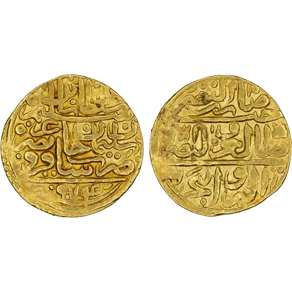 OTTOMAN EMPIRE: Selim II, 1566-1574, AV sultani (3.40g), Saqiz (Chios), AH974, F-VF