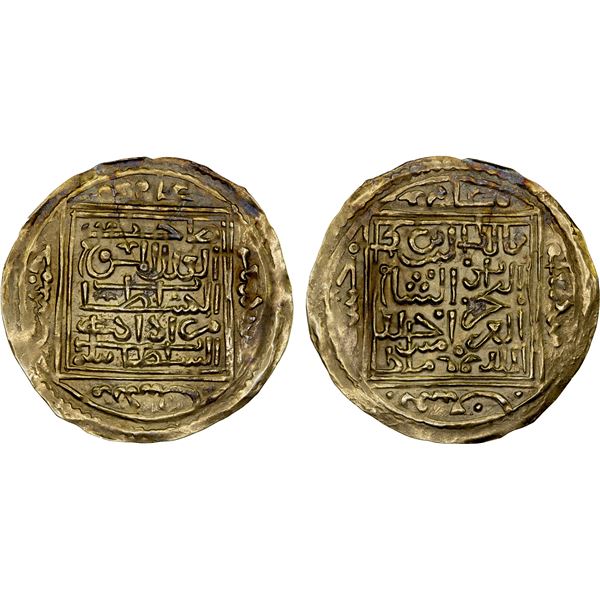 OTTOMAN EMPIRE: Murad III, 1574-1595, AV dinar (4.17g), Tilimsan (Tlemçen, Algeria), AH995, choice X
