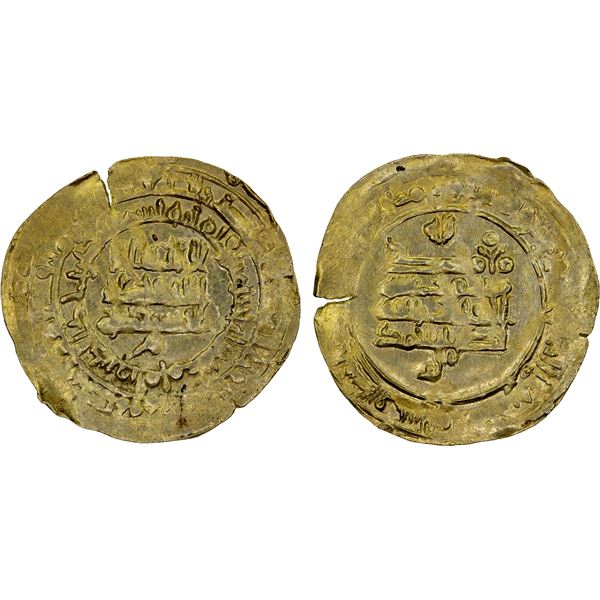 SAMANID: Nasr II, 914-943, AV dinar (2.53g), al-Muhammadiya, AH321, AU