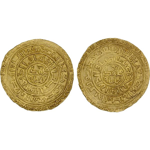 GHORID: Mu'izz al-Din Muhammad, 1171-1206, AV dinar (5.47g), Ghazna, AH597, AU