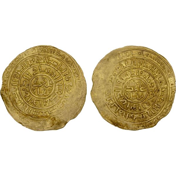 GHORID: Mu'izz al-Din Muhammad, 1171-1206, AV dinar (5.47g), Ghazna, AH(597), AU