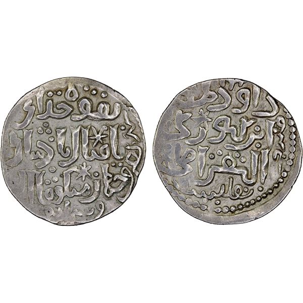 GREAT MONGOLS: Möngke, 1251-1260, AR dirham (2.81g), Tiflis, AH651, XF