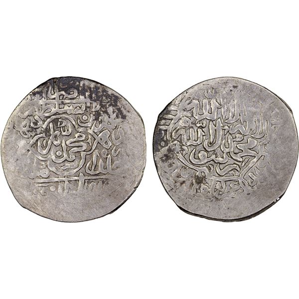 MUGHAL: Babur, 1526-1530, AR shahrukhi (4.63g), Badakhshan, AH9(29), VF