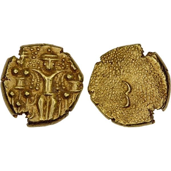 ARCOT: Muhammad Ali, 1751-1795, AV pagoda (3.39g), ND, AU