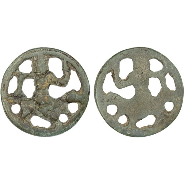 CHINA: AE charm (19.17g), ca. 10th-11th century, F-VF