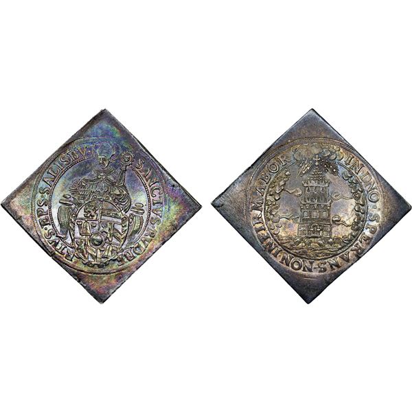 AUSTRIA: Markus Sittich, 1593-1617, AR thaler (14.27g), ND, XF