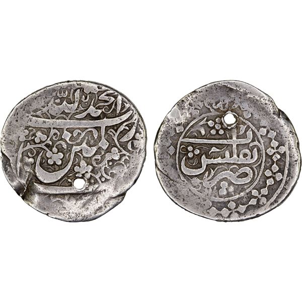 GEORGIA: Anonymous, 1766-1798, AR 1 1/2 abazi (half marchili) (4.52g), Tiflis (Tbilisi), AH1182, F-V