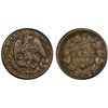 Image 1 : MEXICO: Maximiliano, 1864-1867, AR 5 centavos, 1866/4-M, PCGS MS62