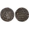 Image 1 : BHARATPUR: Jaswant Singh, 1853-1893, AR rupee (11.05g), Braj Indrapur (Bharatpur), VS1910 (1858), bo