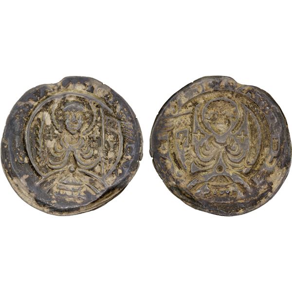 MAGDEBURG: Wichmann von Seeburg, 1152-1192, AR bracteate (0.99g), ND, XF-AU