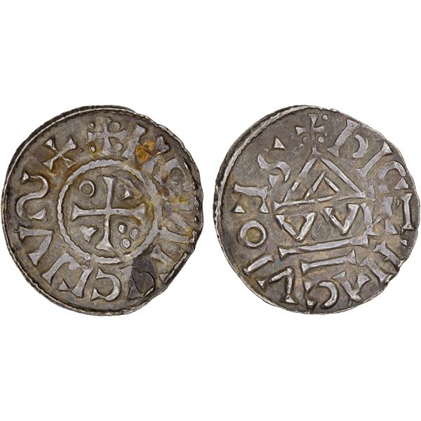 REGENSBURG: Heinrich IV, 995-1024, AR denar (1.07g), ND (1002-1009), VF-XF