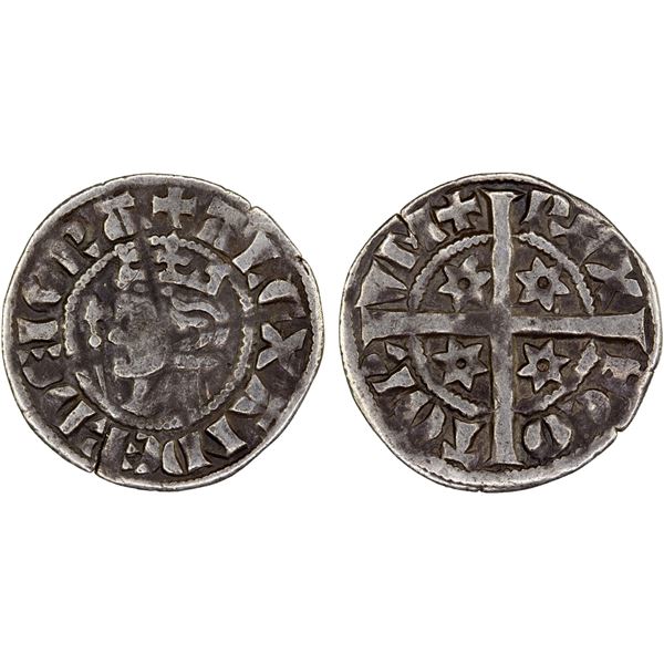 SCOTLAND: Alexander III, 1249-1286, AR penny (1.36g), Fine