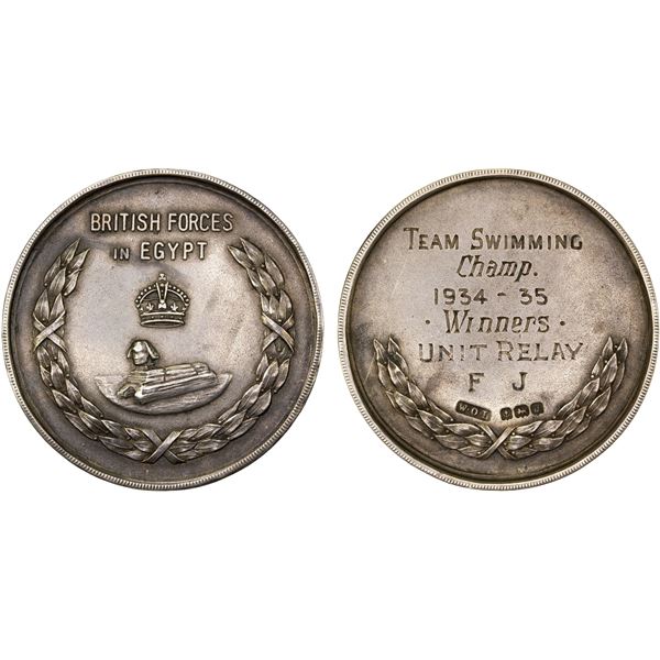 EGYPT: AR medal (22.28g), XF