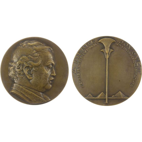 EGYPT: AE medal, 1936, NGC MS65 BN