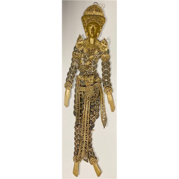 INDONESIA: Bali, cash coin doll, XF