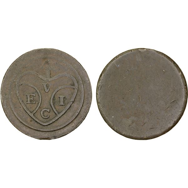 MALAY STATES: Penang: British Colony, AE cent (pice), ND (1786), F-VF