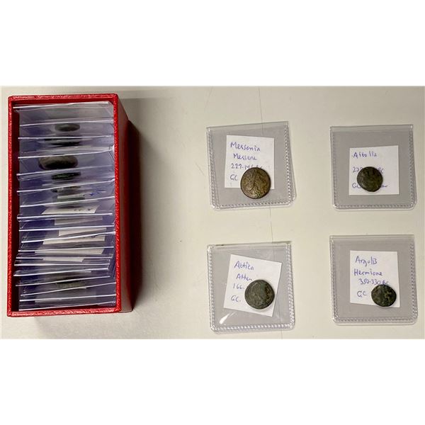 ANCIENT GREECE: LOT of 22 bronzes
