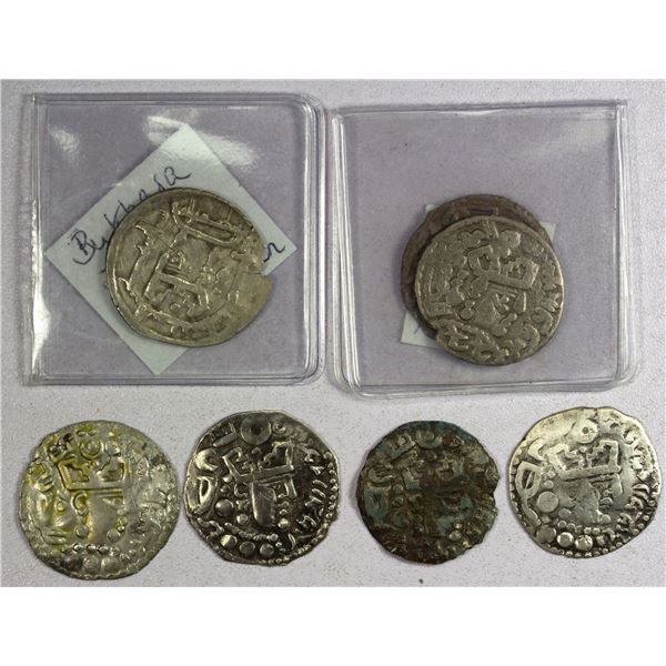 ARAB-BUKHARAN: LOT of 7 silver drachms