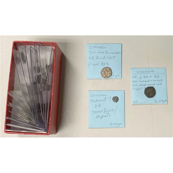 ANCIENT INDIA: LOT of 54 copper coins