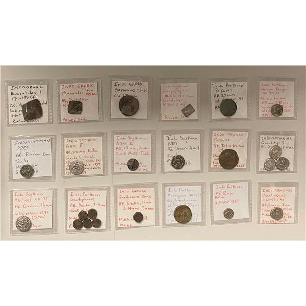 ANCIENT INDIA: LOT of 24 coins