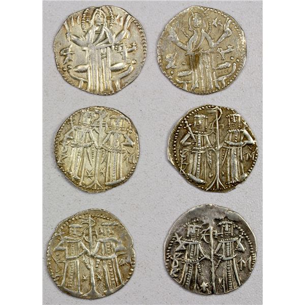 BULGARIA: LOT of 6 AR groschen