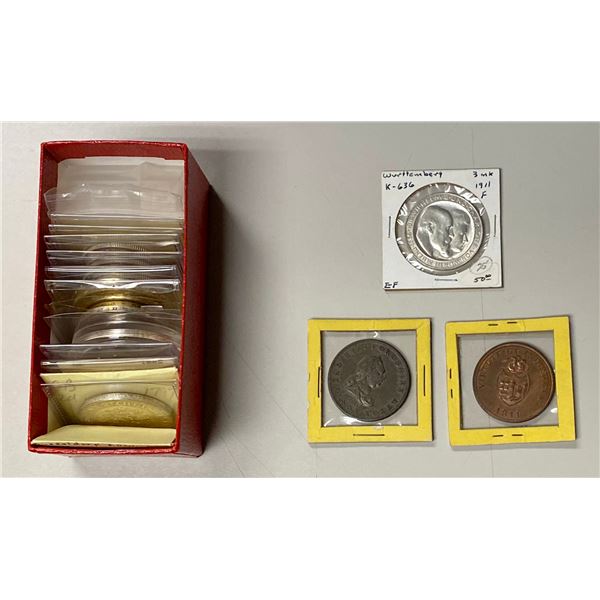 EUROPE: LOT of 29 coins and tokens